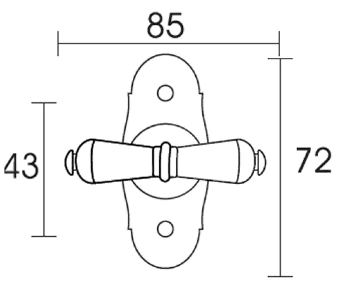 Γρυλόχερο Ανοιγόμενου Παραθύρου Μαύρο 7.2×8.5cm C955