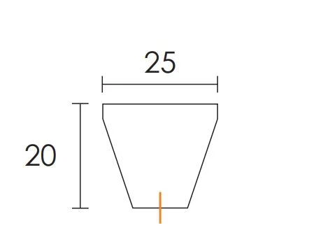 Πομολάκι Επίπλων Φ25mm C999 (Σε 2 αποχρώσεις) - Image 2