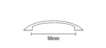 Λαβή Επίπλου 96mm 05.25 (Σε 2 αποχρώσεις) - Image 2