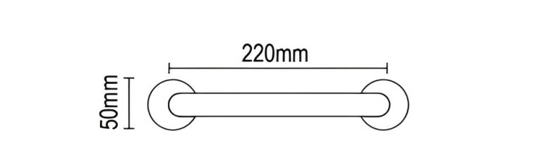 Λαβή Εξώπορτας Πορσελάνη Κρακελέ 22.0x3.0cm 04.770 (Σε 2 αποχρώσεις)
