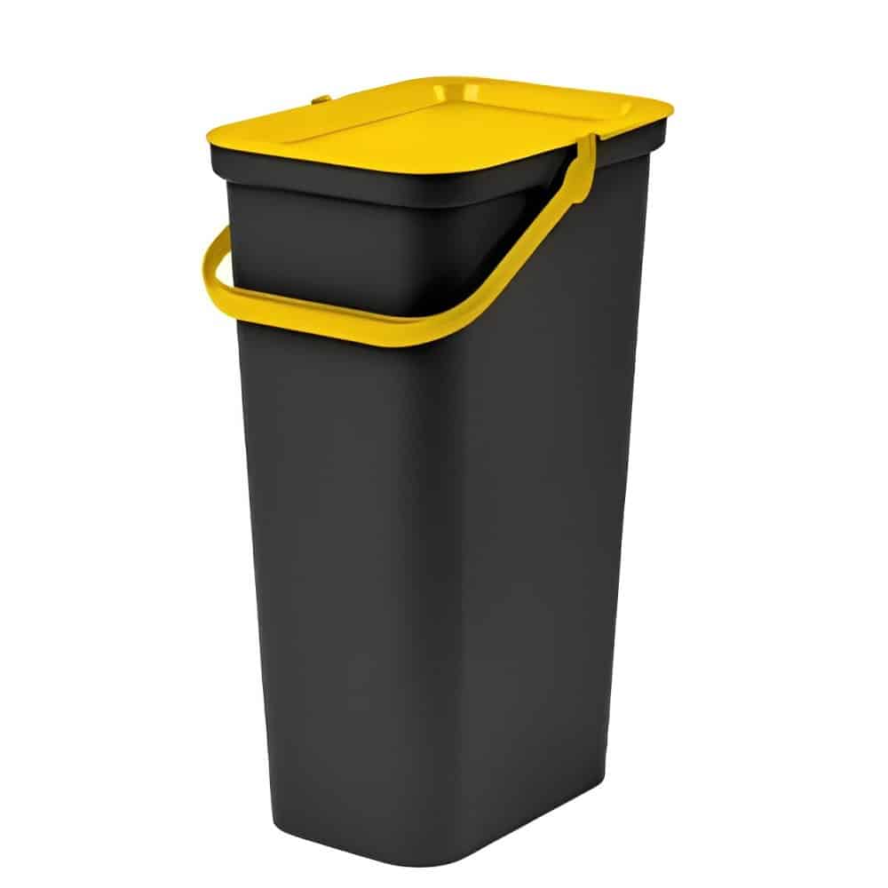 Κάδος Απορριμμάτων Ανακύκλωσης Πλαστικός 800-70 Κίτρινο