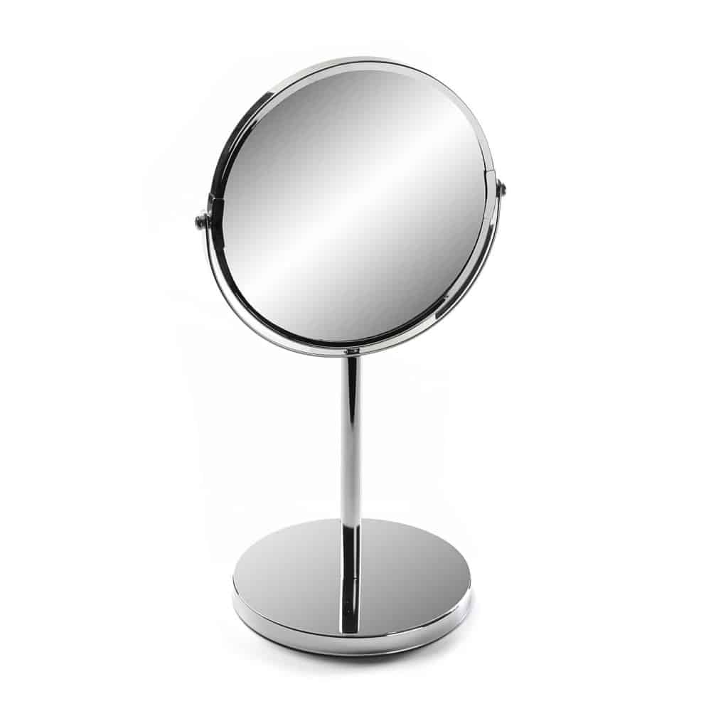 Καθρέφτης Μπάνιου Μεγεθυντικός S3410517 μεταλλικός, μια εκπληκτική προσθήκη για το νιπτήρα της τουαλέτα σας με μεγέθυνση επί 5 φορές.