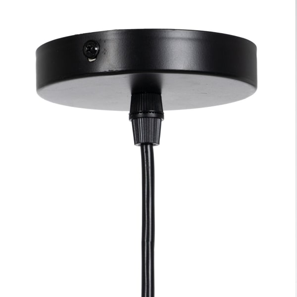 Φωτιστικό Οροφής Μεταλλικό-Ξύλο Μαύρο S8805193-8